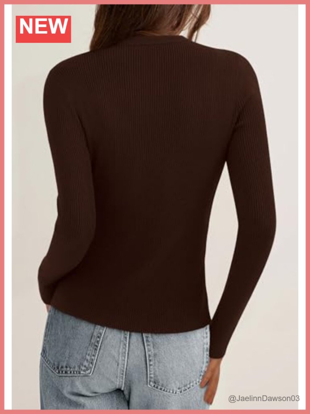 Lightweight Ribbed Knit Cardigan Sweater - Picture 5 of 6